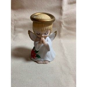 Vintage Praying Child Angel Eyes Closed George Good